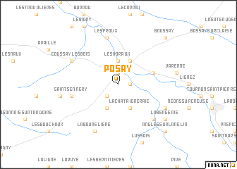 map of Posay