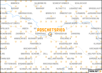 map of Poschetsried