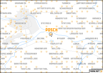 map of Posch