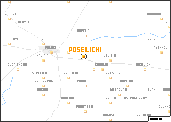 map of Poselichi