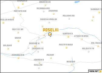 map of Posëlki