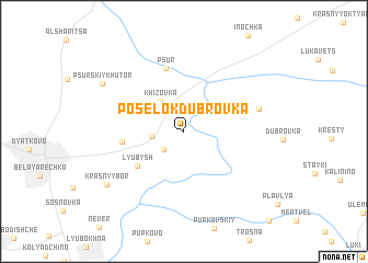 map of Posëlok Dubrovka