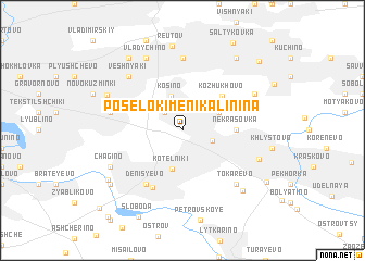 map of Posëlok Imeni Kalinina