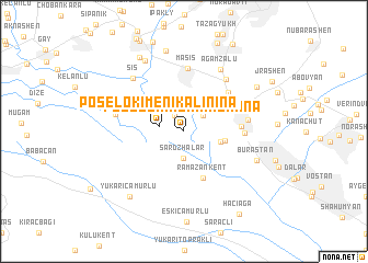 map of Posëlok Imeni Kalinina