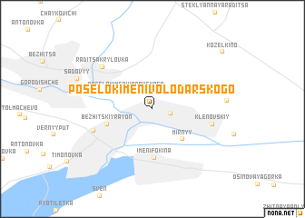 map of Posëlok Imeni Volodarskogo