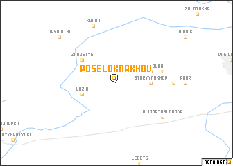 map of Posëlok Nakhov