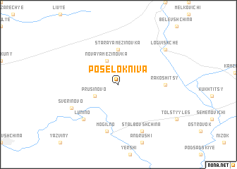map of Posëlok Niva