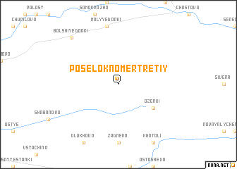 map of Posëlok Nomer Tretiy