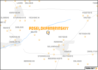 map of Posëlok Panarinskiy