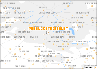 map of Posëlok Stroiteley