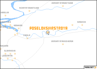 map of Posëlok Svir\