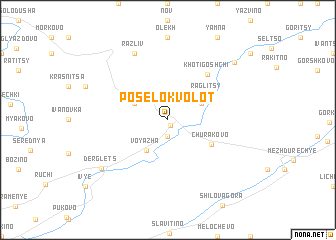 map of Posëlok Volot