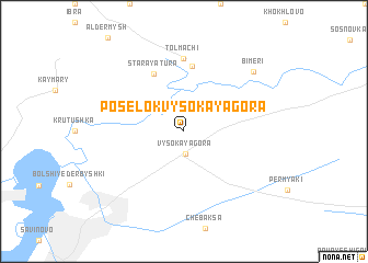 map of Posëlok Vysokaya Gora