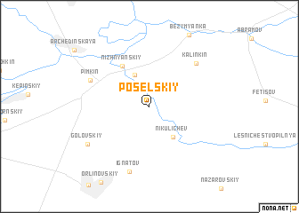 map of Posel\