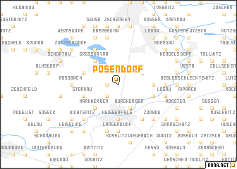 map of Posendorf