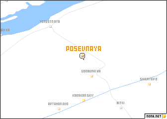 map of Posevnaya