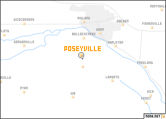 map of Poseyville