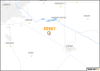 map of Posey