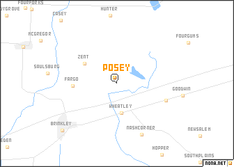 map of Posey