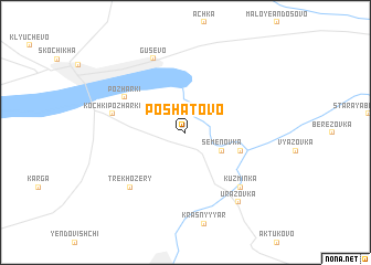 map of Poshatovo