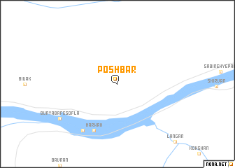 map of Poshbar