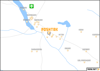 map of Poshtak