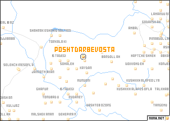 map of Posht Darb-e Vostá