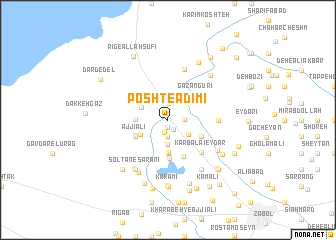 map of Posht-e Adīmī
