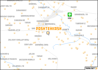 map of Poshteh Kash
