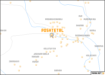 map of Posht-e Tal