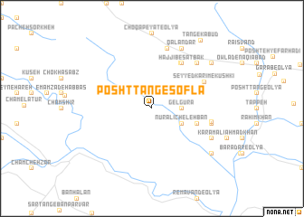 map of Posht Tang-e Soflá