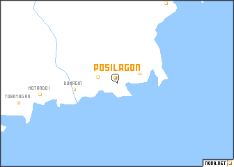 map of Posilagon