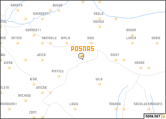 map of Posnaş