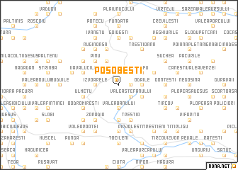 map of Posobeşti