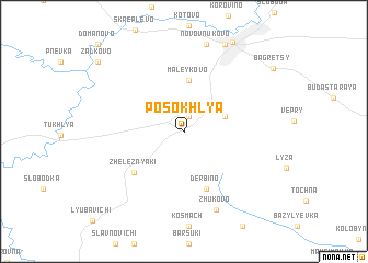 map of Posokhlya