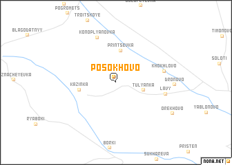 map of Posokhovo