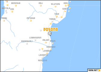 map of Posona