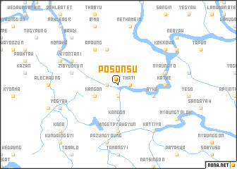 map of Posonsu