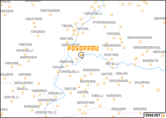 map of Pŏsŏppau