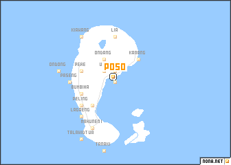 map of Poso