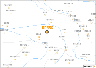 map of Possa