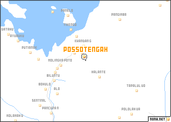 map of Posso Tengah