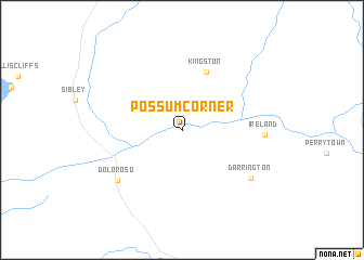 map of Possum Corner