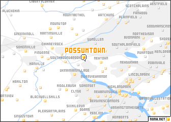 map of Possumtown