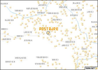 map of Postajre