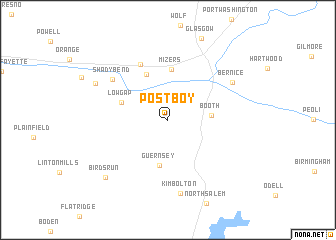 map of Postboy