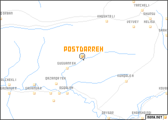 map of Post Darreh