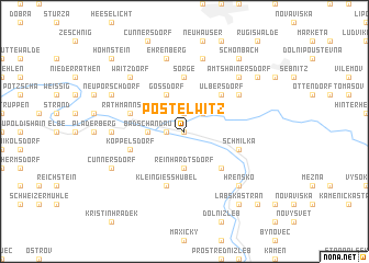 map of Postelwitz