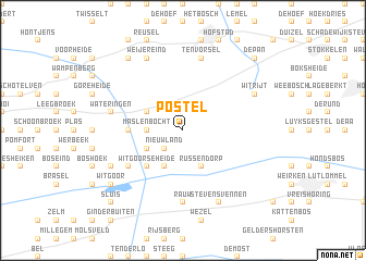 map of Postel