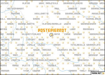 map of Poste Pierrot